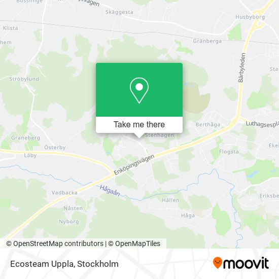 Ecosteam Uppla map