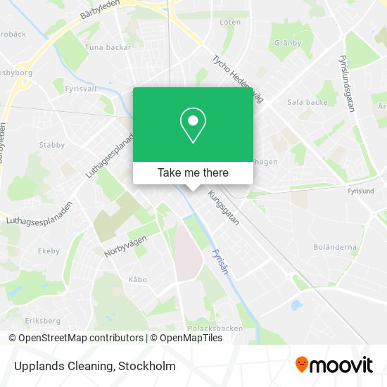 Upplands Cleaning map