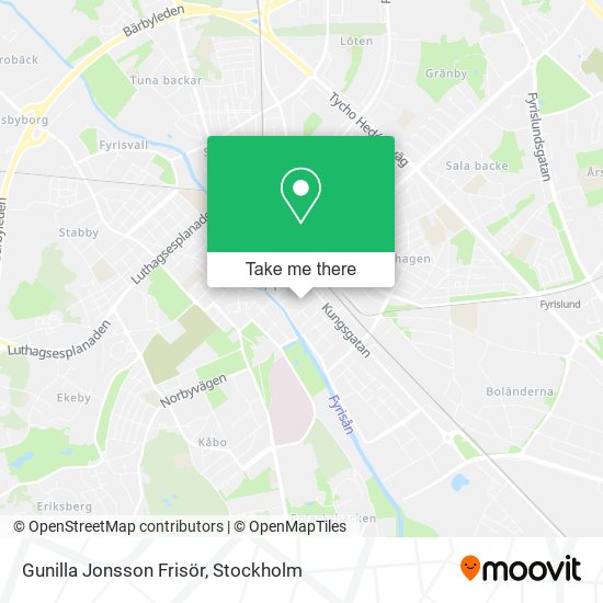 Gunilla Jonsson Frisör map