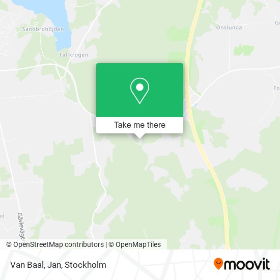 Van Baal, Jan map