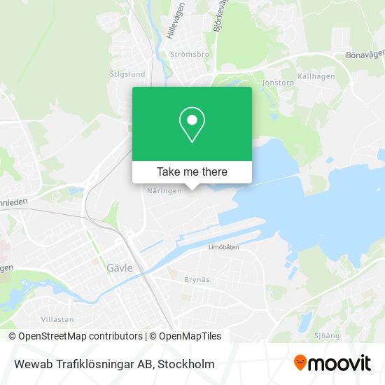 Wewab Trafiklösningar AB map