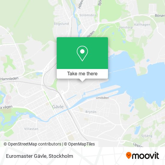 Euromaster Gävle map