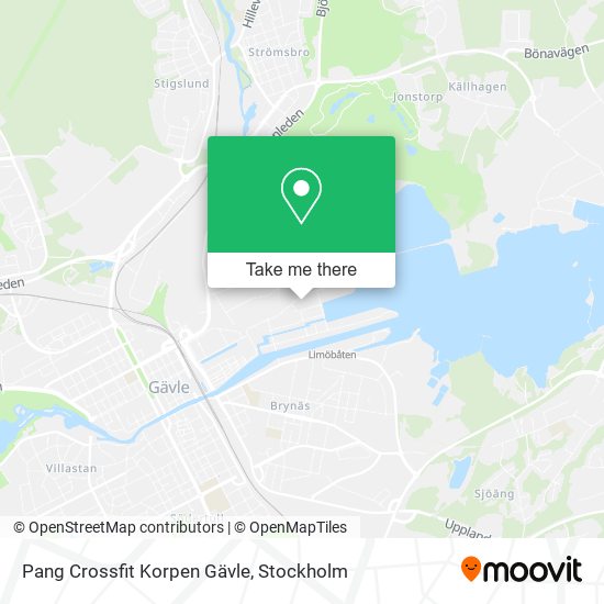 Pang Crossfit Korpen Gävle map