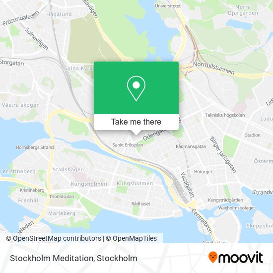 Stockholm Meditation map