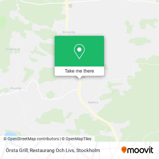 Örsta Grill, Restaurang Och Livs map