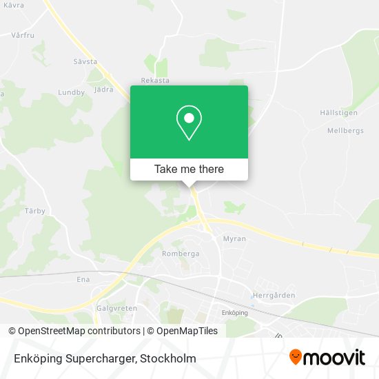 Enköping Supercharger map