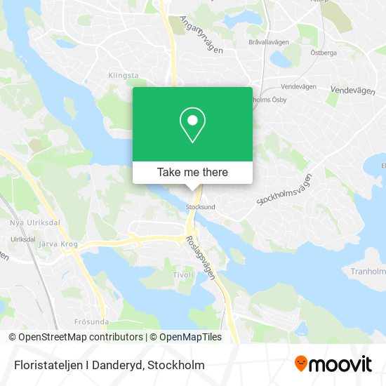 Floristateljen I Danderyd map