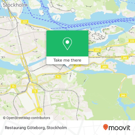 Restaurang Göteborg map