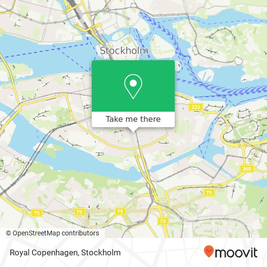 Royal Copenhagen map