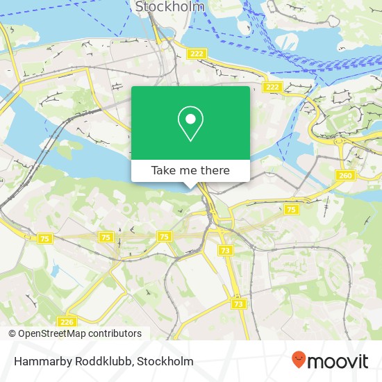 Hammarby Roddklubb map