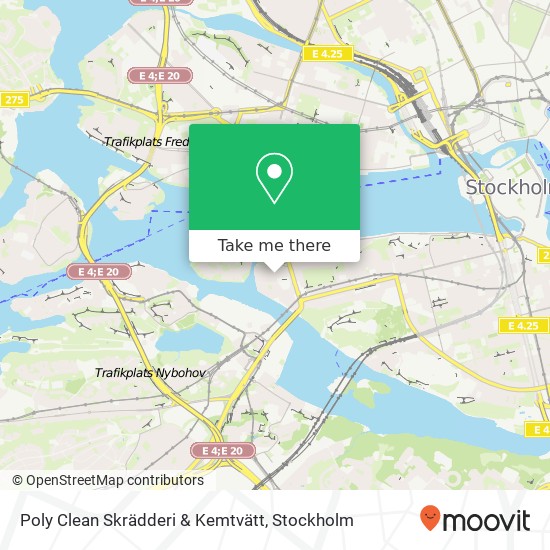 Poly Clean Skrädderi & Kemtvätt map