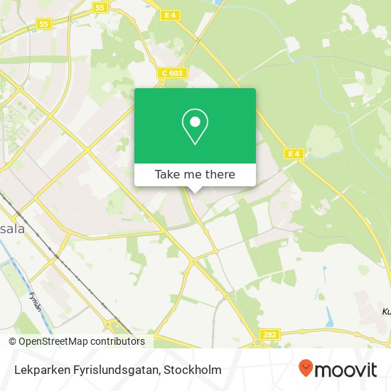 Lekparken Fyrislundsgatan map