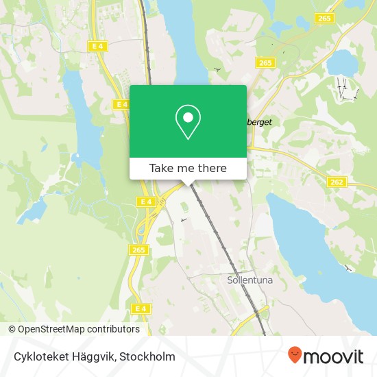 Cykloteket Häggvik map