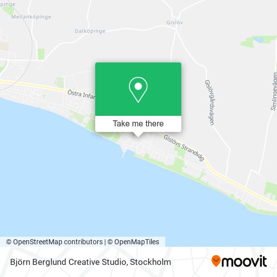 Björn Berglund Creative Studio map