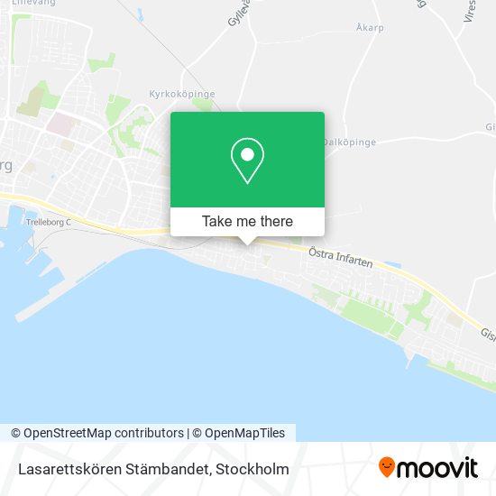 Lasarettskören Stämbandet map