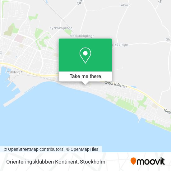 Orienteringsklubben Kontinent map