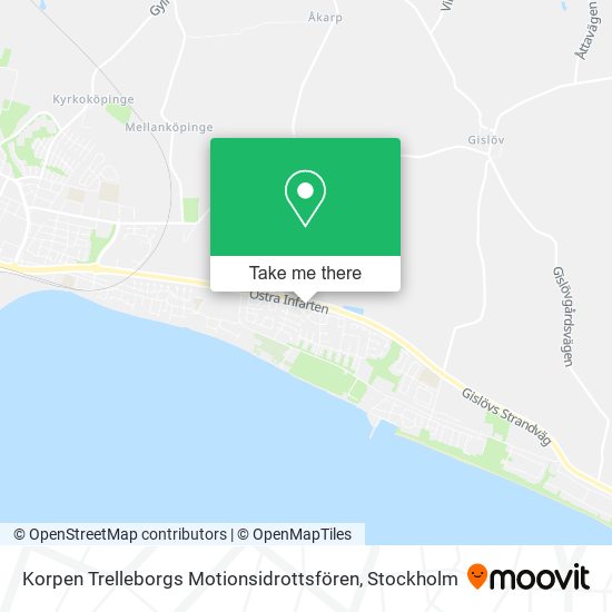 Korpen Trelleborgs Motionsidrottsfören map