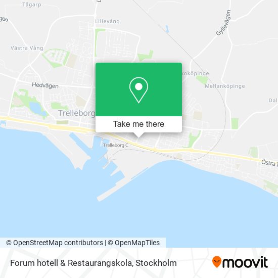 Forum hotell & Restaurangskola map