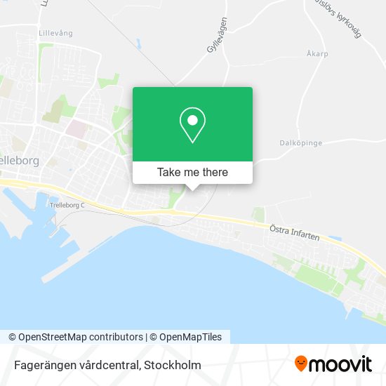 Fagerängen vårdcentral map