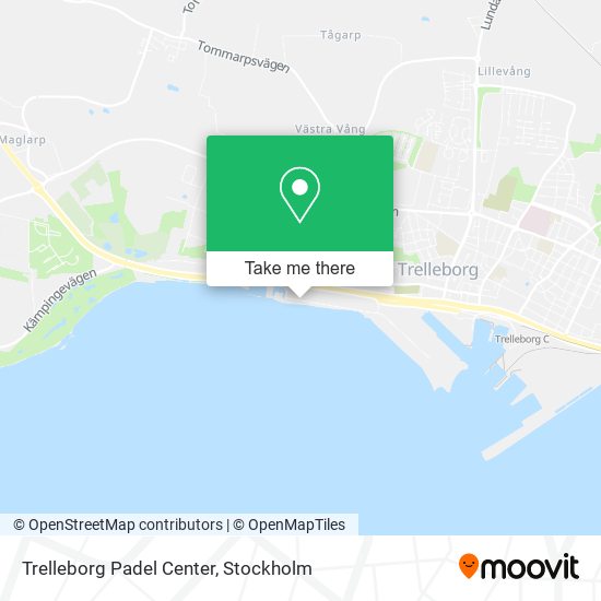 Trelleborg Padel Center map
