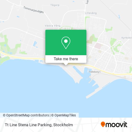 Tt Line Stena Line Parking map