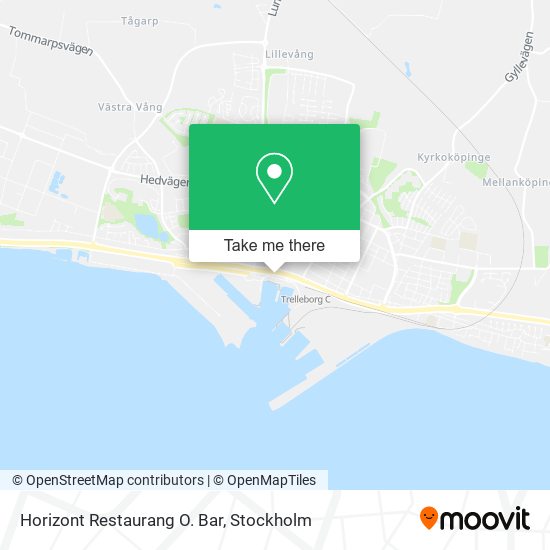 Horizont Restaurang O. Bar map