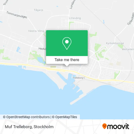 Muf Trelleborg map