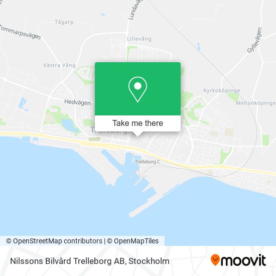 Nilssons Bilvård Trelleborg AB map