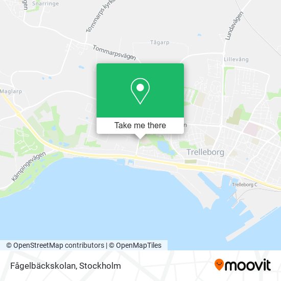 Fågelbäckskolan map