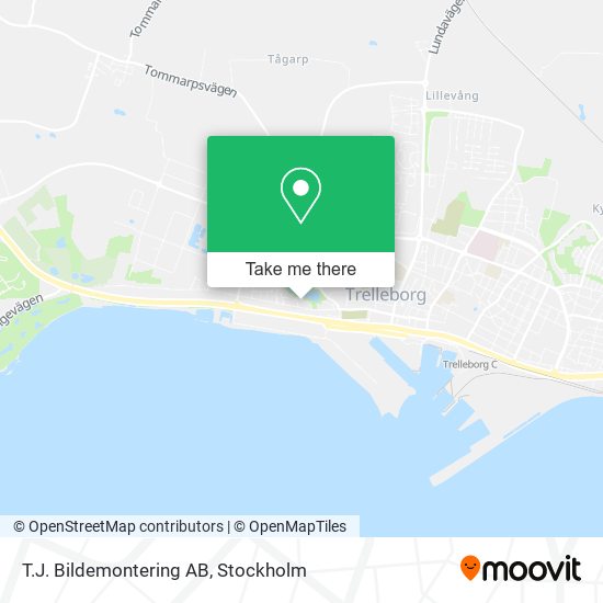 T.J. Bildemontering AB map