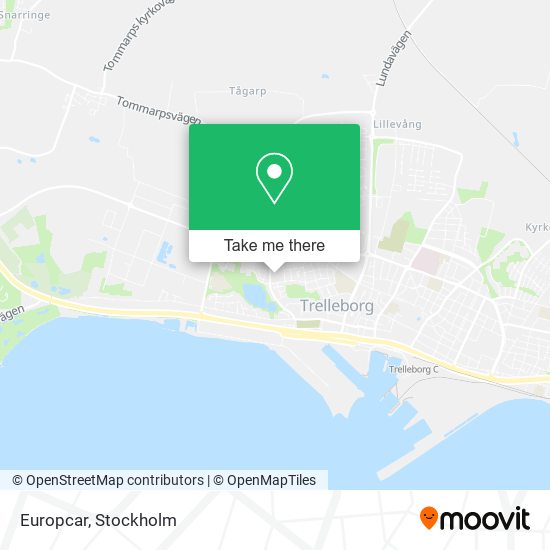 Europcar map