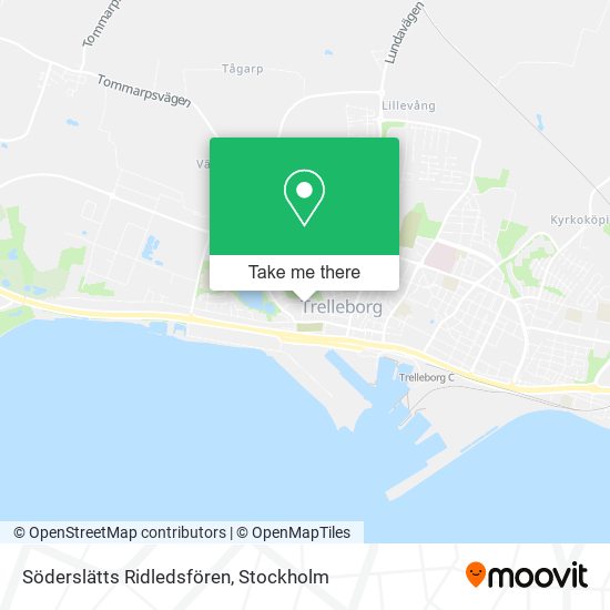 Söderslätts Ridledsfören map