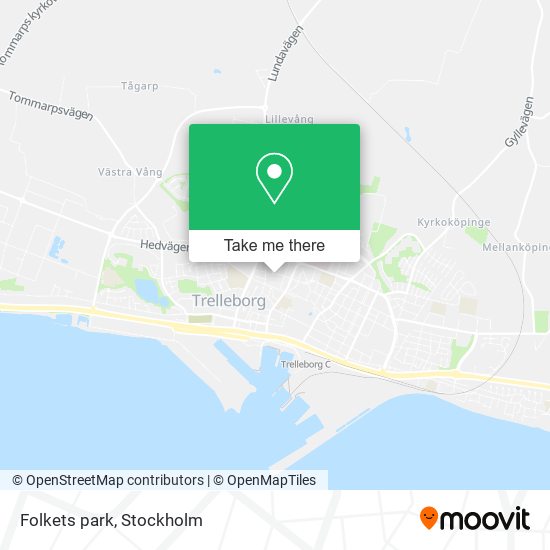 Folkets park map