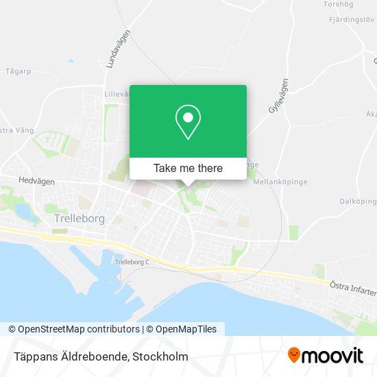 Täppans Äldreboende map