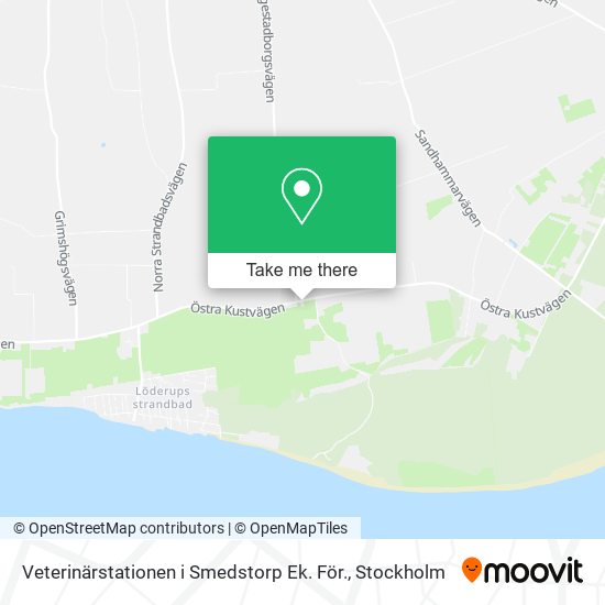 Veterinärstationen i Smedstorp Ek. För. map