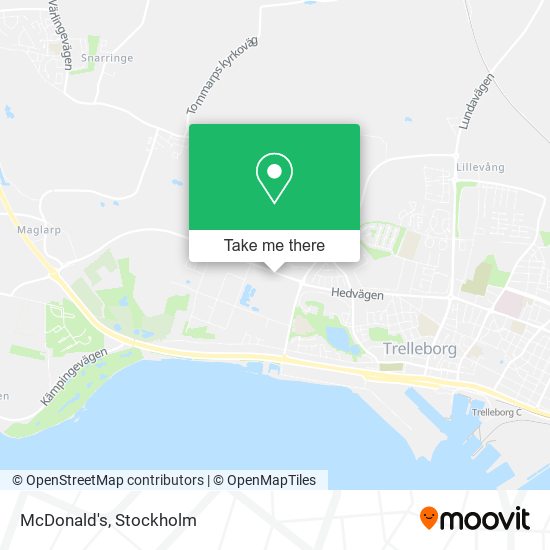 McDonald's map