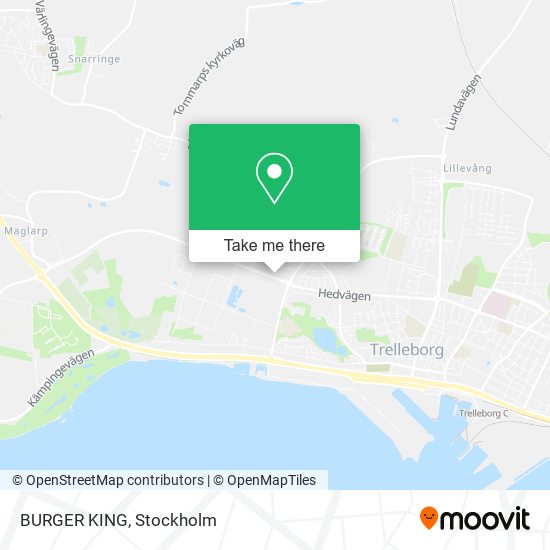 BURGER KING map