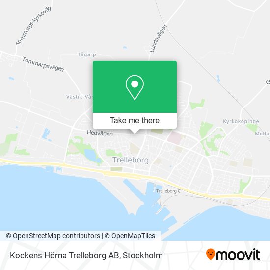 Kockens Hörna Trelleborg AB map