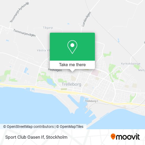 Sport Club Oasen If map