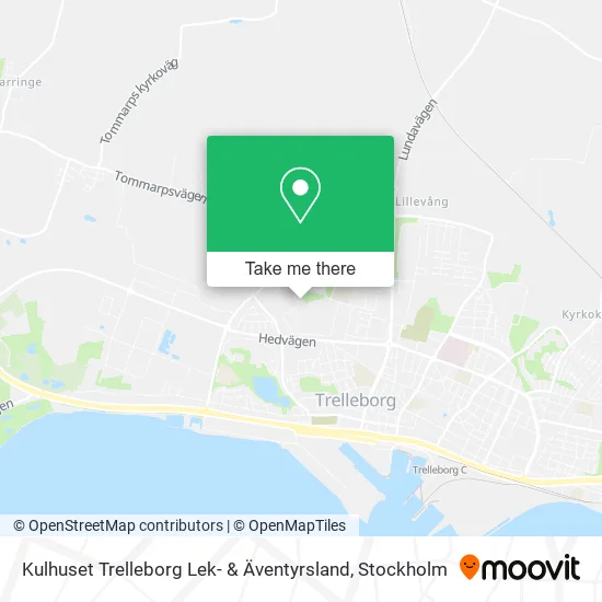 Kulhuset Trelleborg Lek- & Äventyrsland map