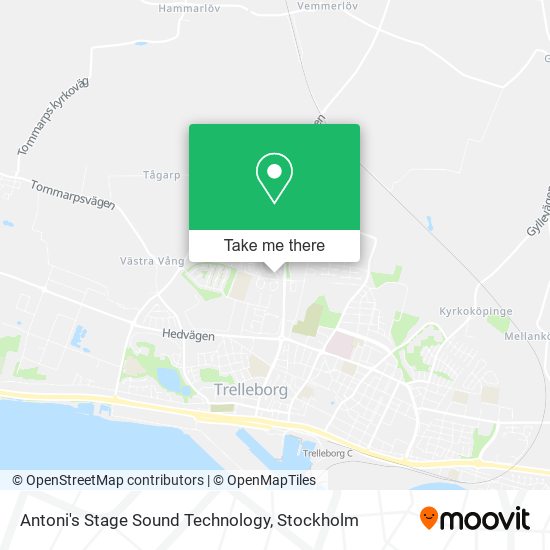 Antoni's Stage Sound Technology map