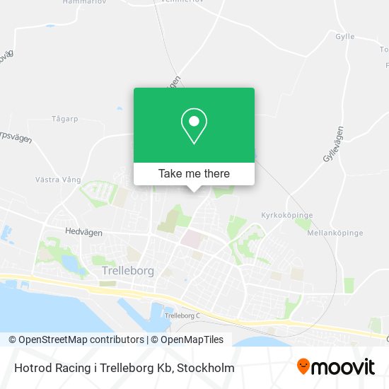 Hotrod Racing i Trelleborg Kb map