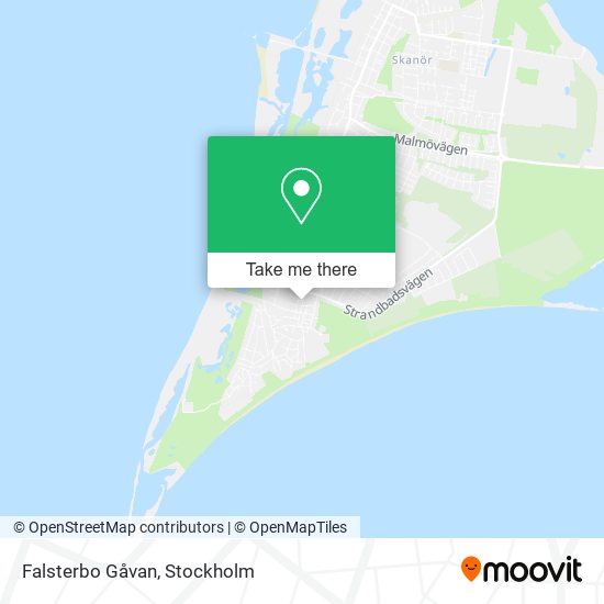 Falsterbo Gåvan map