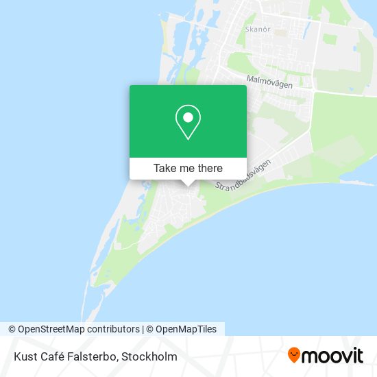 Kust Café Falsterbo map