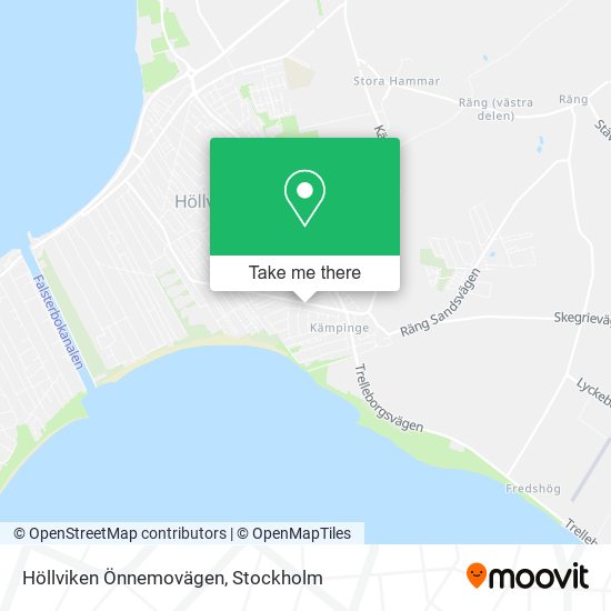 Höllviken Önnemovägen map