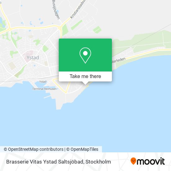 Brasserie Vitas Ystad Saltsjöbad map