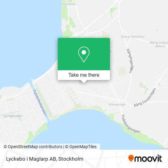 Lyckebo i Maglarp AB map