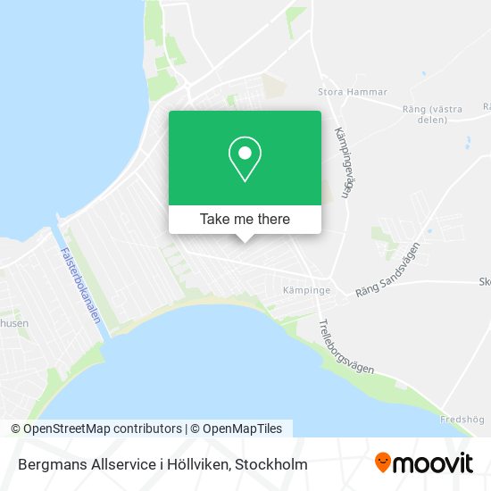 Bergmans Allservice i Höllviken map