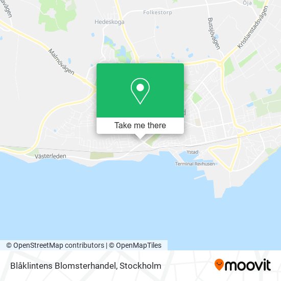 Blåklintens Blomsterhandel map