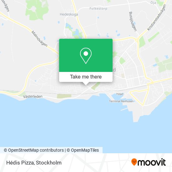 Hédis Pizza map